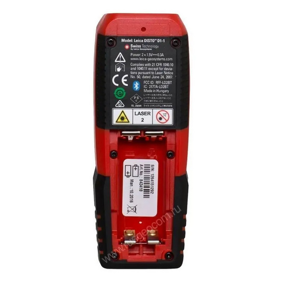 Лазерный дальномер Leica DISTO D1 с калибровкой