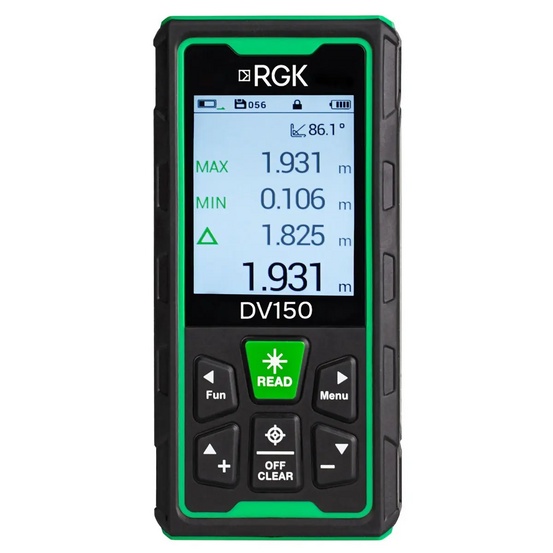 Лазерный дальномер с видоискателем RGK DV150 с калибровкой