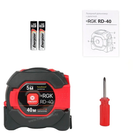 Лазерная рулетка RGK RD-40