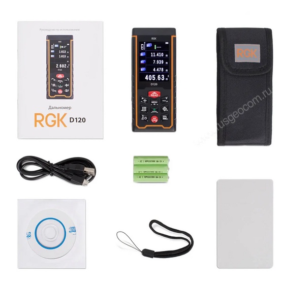 Лазерный дальномер с видоискателем RGK D120
