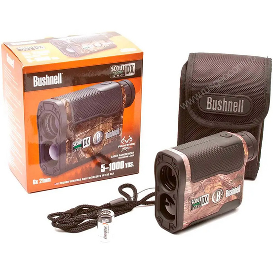Оптический дальномер Bushnell Scout DX 1000 ARC Camo с калибровкой