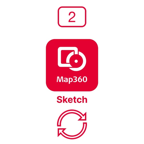 Право на обновление ПО Leica MAP 360 Sketch CCP на два года
