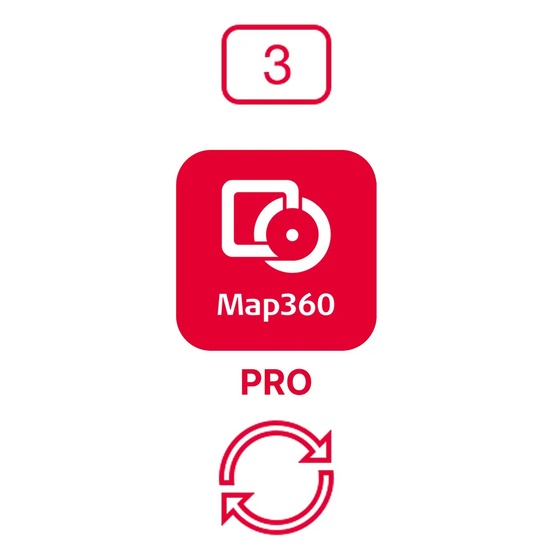 Право на обновление ПО Leica MAP 360 Pro CCP на три года