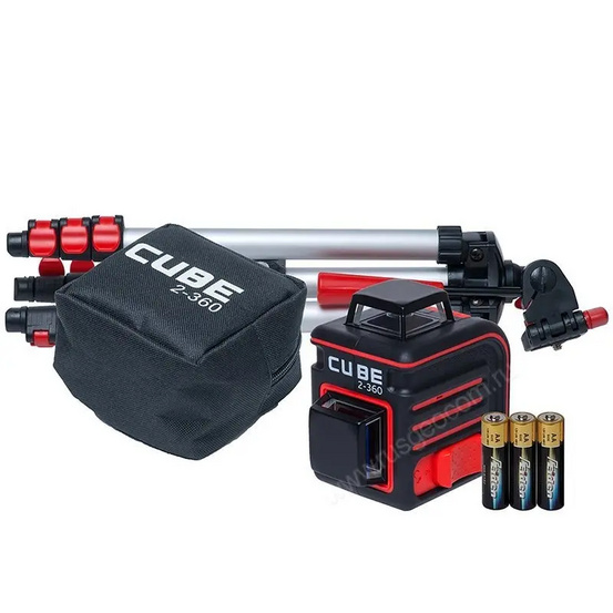 Лазерный уровень ADA Cube 2-360 Professional Edition с калибровкой