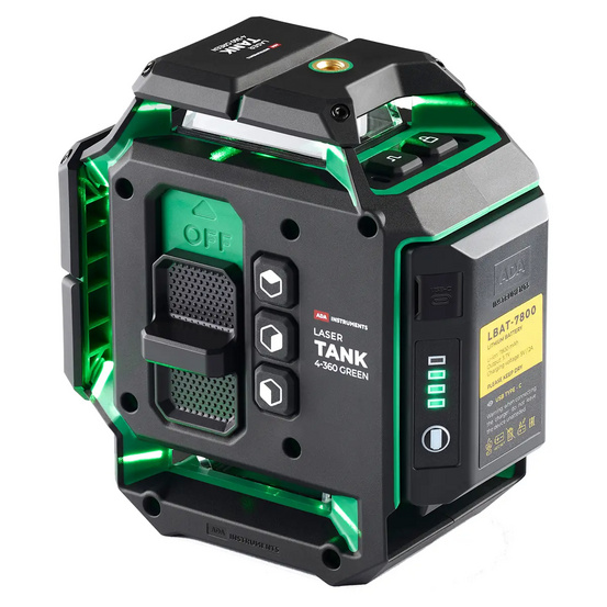 Лазерный уровень ADA LaserTANK 4-360 GREEN Basic Edition