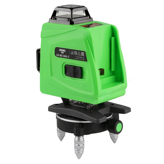 Лазерный уровень AMO LN 4D-360-5 с зеленым лучом