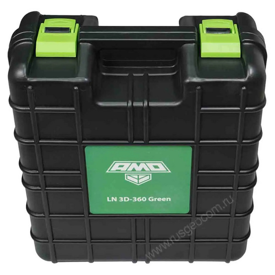 Лазерный уровень AMO LN 3D-360 Green с калибровкой