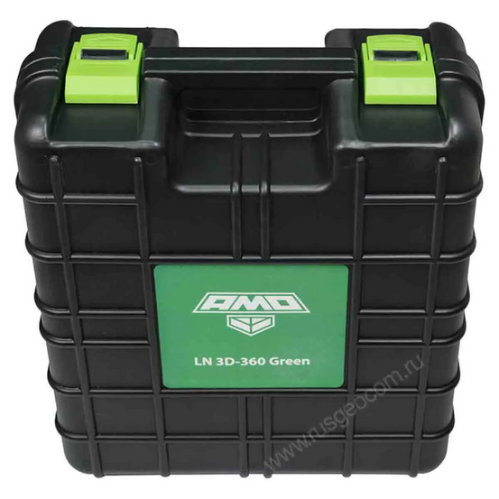 Лазерный уровень AMO LN 3D-360 Green с зеленым лучом