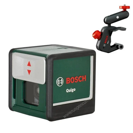 Лазерный уровень BOSCH Quigo III с калибровкой с держателем MM2