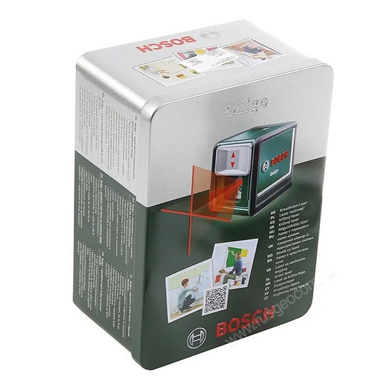 Лазерный уровень Bosch Quigo II с калибровкой