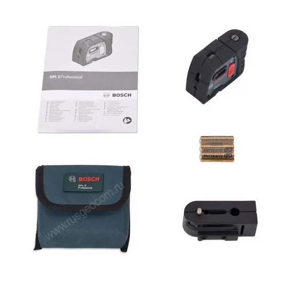 Лазерный уровень Bosch GPL 5 Professional с калибровкой