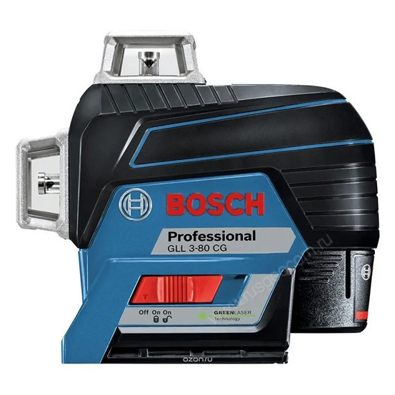 Лазерный уровень Bosch GLL 3-80 CG с калибровкой + BM 1 + GBA 12V + L-Boxx