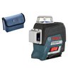 Лазерный уровень Bosch GLL 3-80 C с калибровкой + вкладка под L-BOXX