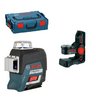 Лазерный уровень Bosch GLL 3-80 C с калибровкой + BM 1 + GBA 12V + L-Boxx