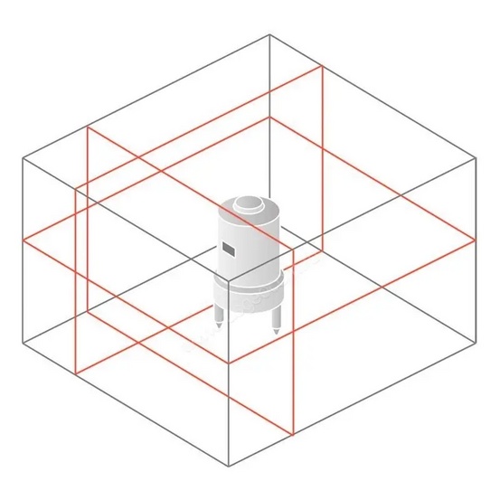 Лазерный уровень Bosch GLL 3-80 C с калибровкой + BM 1 + GBA 12V + L-Boxx