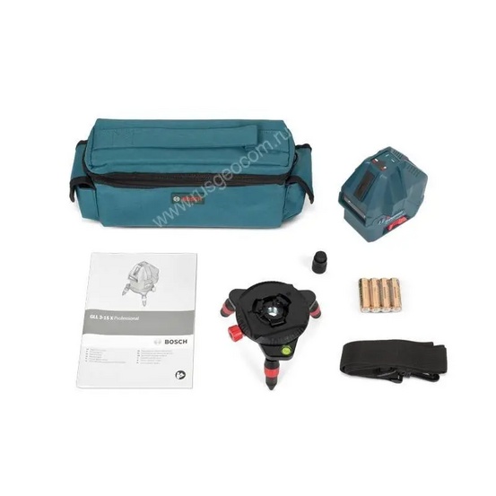 Лазерный уровень Bosch GLL 3-15 X с калибровкой