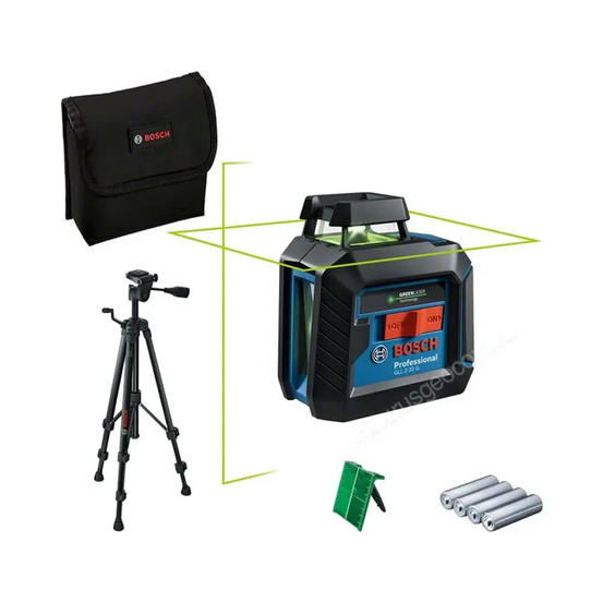 Лазерный уровень Bosch GLL 2-20 G с калибровкой + BT 150 с зеленым лучом