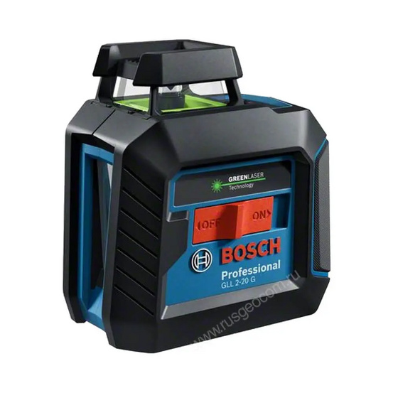 Лазерный уровень Bosch GLL 2-20 G с калибровкой + BT 150 с зеленым лучом