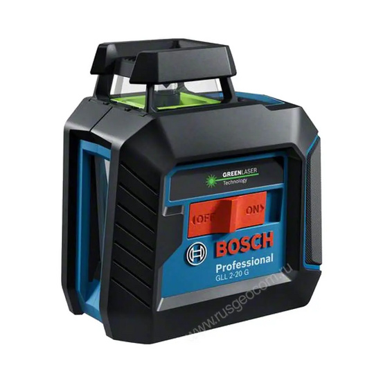 Лазерный уровень Bosch GLL 2-20 G + BT 150 (0.601.065.001) с зеленым лучом