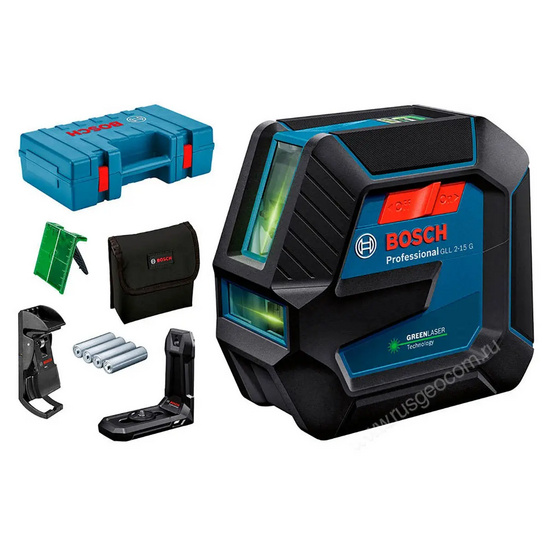 Лазерный уровень Bosch GLL 2-15 G с калибровкой + DK 10