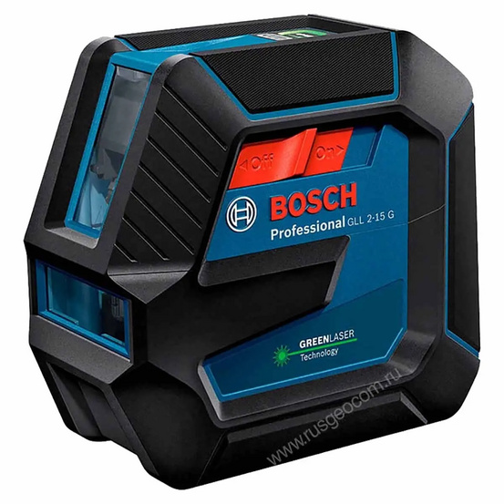 Лазерный уровень Bosch GLL 2-15 G Professional с калибровкой