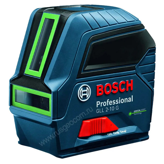 Лазерный уровень Bosch GLL 2-10 G Professional с калибровкой