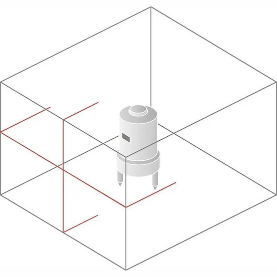 Лазерный построитель BOSCH PLL 2 с калибровкой