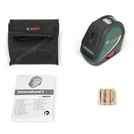 Лазерный нивелир Bosch UniversalLevel 3 с калибровкой