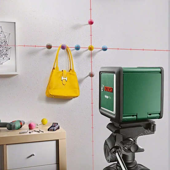 Лазерный нивелир Bosch Quigo Plus с калибровкой