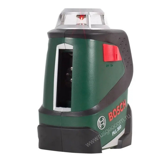 Лазерный нивелир Bosch PLL 360 SET с калибровкой