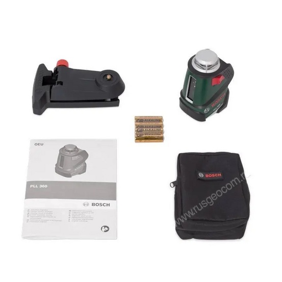 Лазерный нивелир Bosch PLL 360 с калибровкой