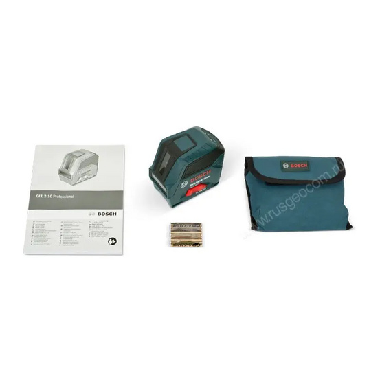 Лазерный нивелир Bosch GLL 2-10 Professional с калибровкой