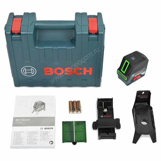 Лазерный нивелир Bosch GCL 2-15G с калибровкой + RM1 + BM3 + кейс