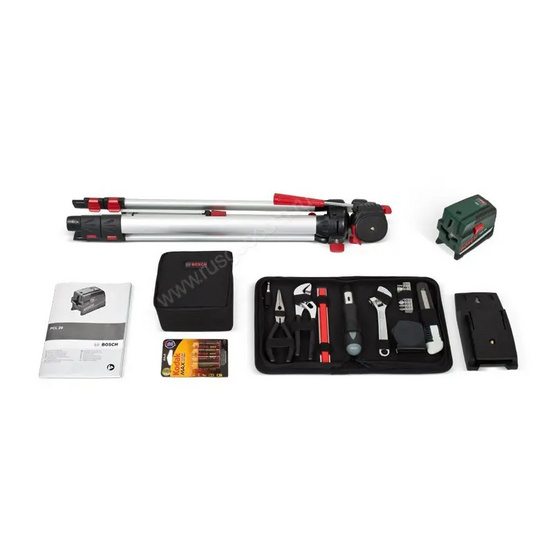 Лазерный нивелир Bosch PCL 20 SET + инструмент (0.603.008.222)