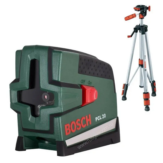 Лазерный нивелир Bosch PCL 20 SET + инструмент (0.603.008.222)