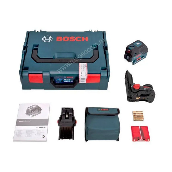 Лазерный уровень Bosch GCL 25 Professional + BT 150
