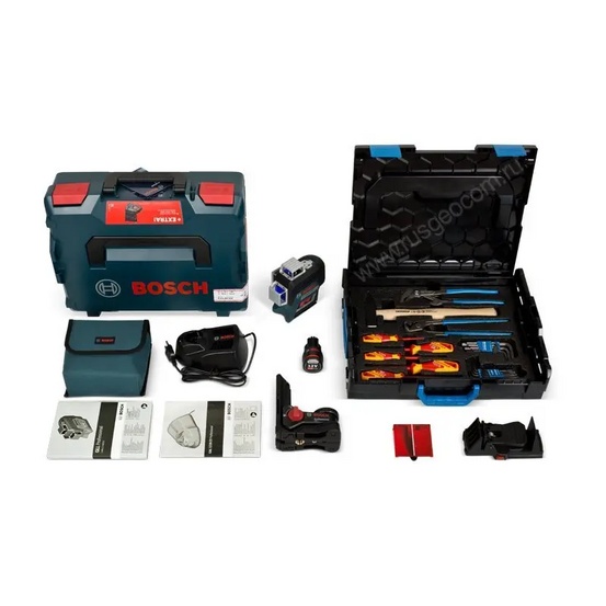 Лазерный нивелир Bosch GLL 3-80 C + BM1 + 12V + Gedore set
