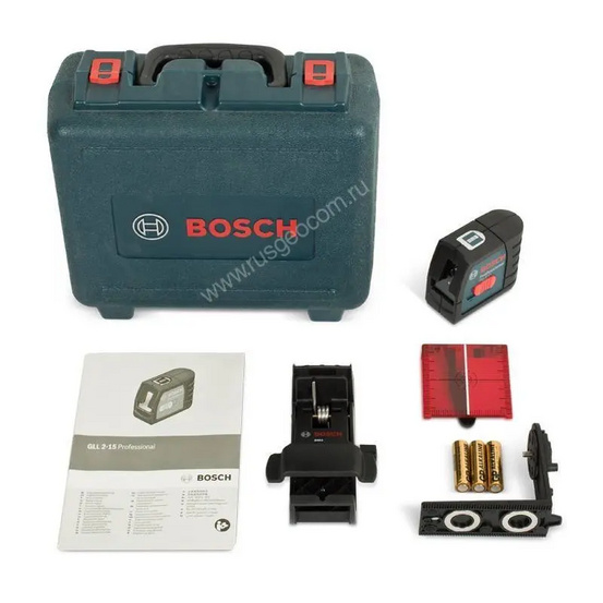 Лазерный нивелир Bosch GLL 2-15 Professional  + BM 3