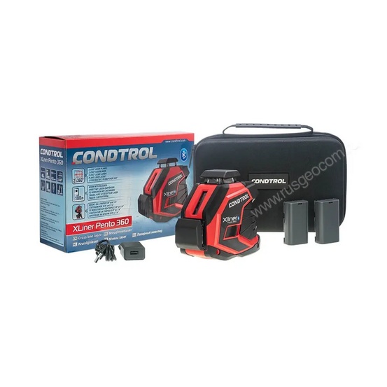 Лазерный уровень Condtrol XLiner Pento 360 с калибровкой