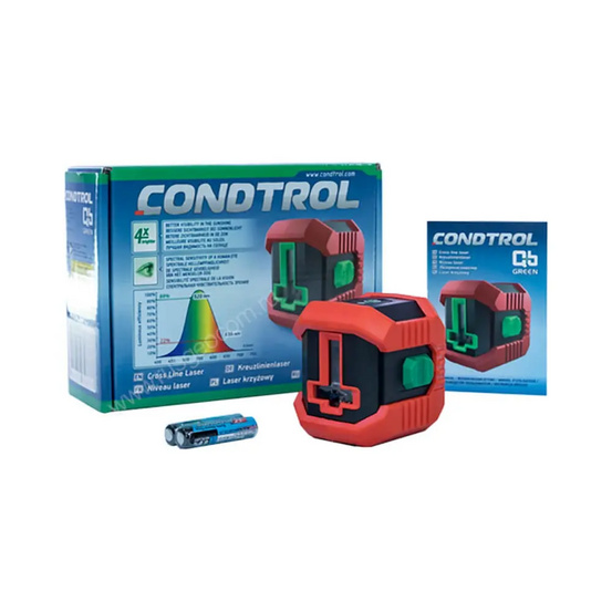 Лазерный уровень Condtrol QB Green с калибровкой с зеленым лучом