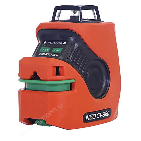 Лазерный уровень Condtrol NEO G1-360 с калибровкой с зеленым лучом