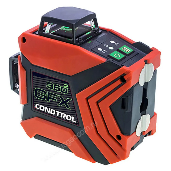 Лазерный уровень Condtrol GFX360-2 с калибровкой с зеленым лучом