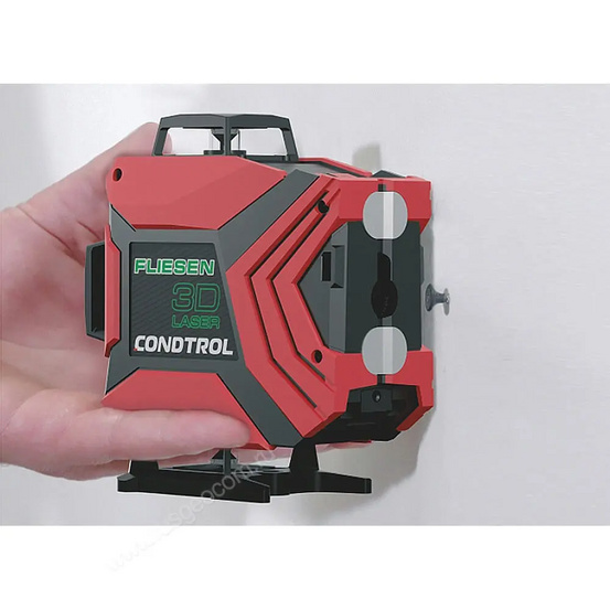 Лазерный уровень Condtrol Fliesen 3D Laser с калибровкой с зеленым лучом