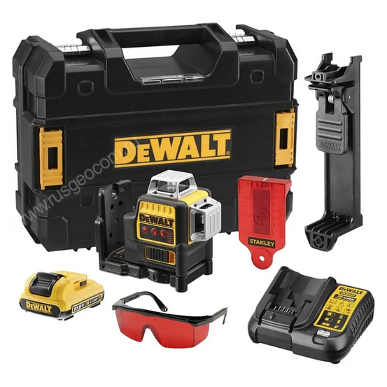 Лазерный уровень DEWALT DCE089D1R с калибровкой