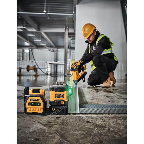 Лазерный уровень DEWALT DCE089D1G18 с калибровкой