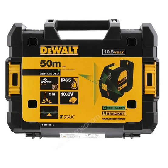Лазерный уровень DEWALT DCE088D1G с калибровкой
