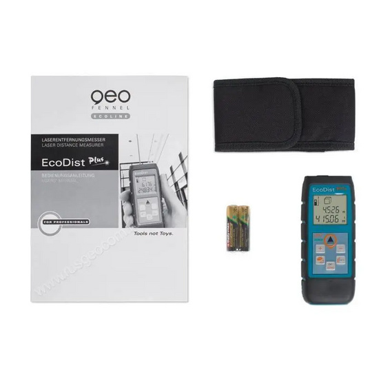 Лазерный дальномер Geo-Fennel EcoDist Plus