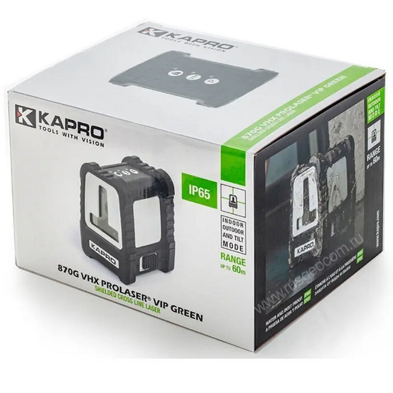 Лазерный уровень KAPRO 870G с калибровкой