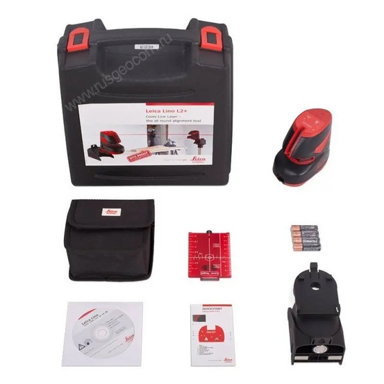 Лазерный нивелир Leica Lino L2+