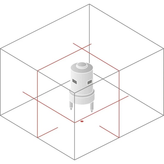 Лазерный нивелир NEDO X-Liner3